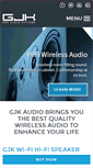 Mobile Screenshot of gjkaudio.com